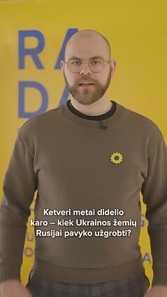 Kiek Rusija pasistūmėjo fronte nuo 2022-ųjų?