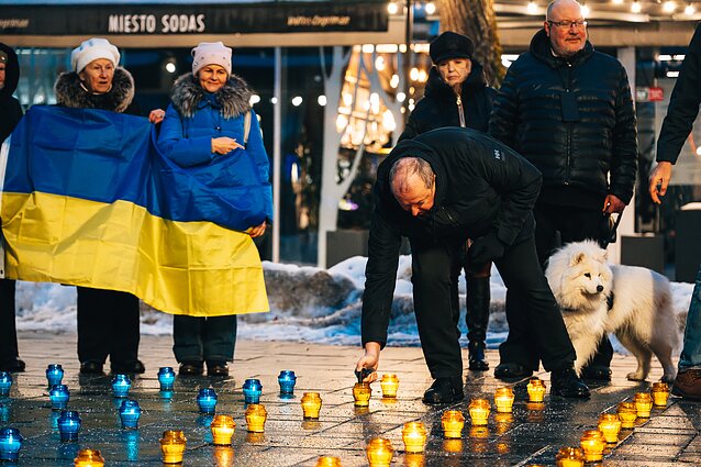 Kaune – Ukrainos palaikymo akcijos Kaune – Ukrainos palaikymo akcijos