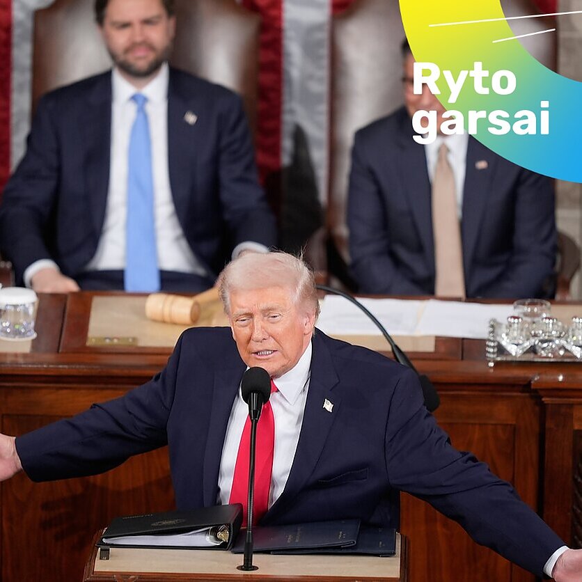 AP nuotr., Donaldo Trumpo metinis pranešimas