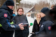 Nugriauta tvora prie Gitano Nausėdos namo. Statybos inspektoriai atvyko atlikti patikrinimo dėl tvoros