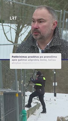 Inspektoriai atliko patikrinimą prie Nausėdos namų
