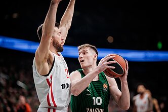 Ąžuolas Tubelis. Eurolyga: Kauno „Žalgiris“ – Pirėjo „Olympiakos“ Ąžuolas Tubelis. Eurolyga: Kauno „Žalgiris“ – Pirėjo „Olympiakos“