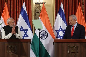 Narendra Modi ir Benjaminas Netanyahu Narendra Modi ir Benjaminas Netanyahu