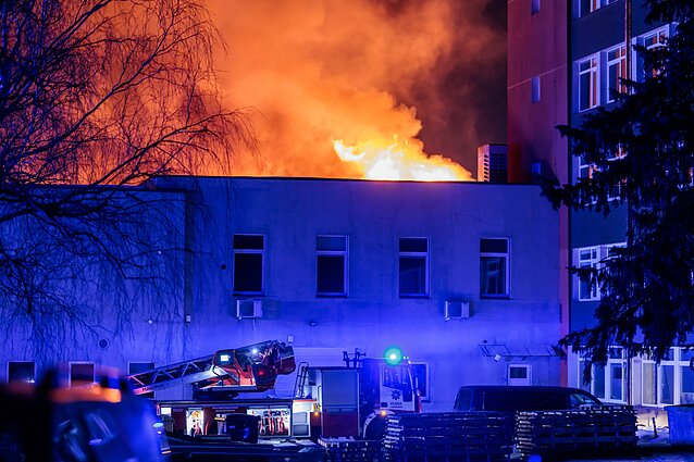 Gaisras Eišiškių pl., Vilniuje