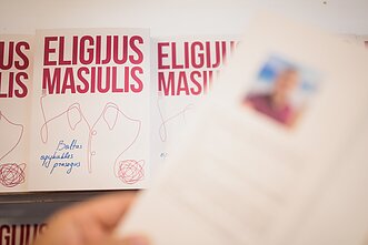 Eligijaus Masiulio knyga „Knygų mugėje“ Eligijaus Masiulio knyga „Knygų mugėje“