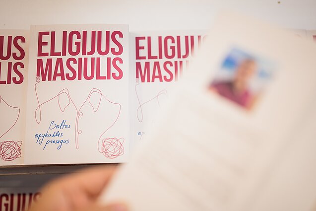 Eligijaus Masiulio knyga „Knygų mugėje“ Eligijaus Masiulio knyga „Knygų mugėje“