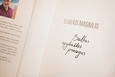 Eligijaus Masiulio knyga „Knygų mugėje“ Eligijaus Masiulio knyga „Knygų mugėje“
