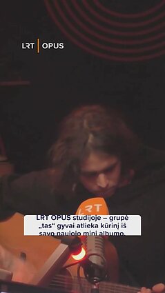 LRT OPUS studijoje – grupė „tas“ gyvai atlieka kūrinį iš savo naujojo mini albumo