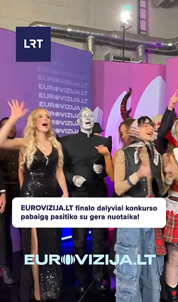 EUROVIZIJA.LT finalo dalyviai konkurso pabaigą pasitiko su gera nuotaika!