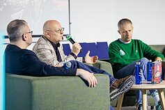 Andriaus Tapino ir Šarūno Černiausko knygos „Pagauti Palucką“ pristatymas Andriaus Tapino ir Šarūno Černiausko knygos „Pagauti Palucką“ pristatymas