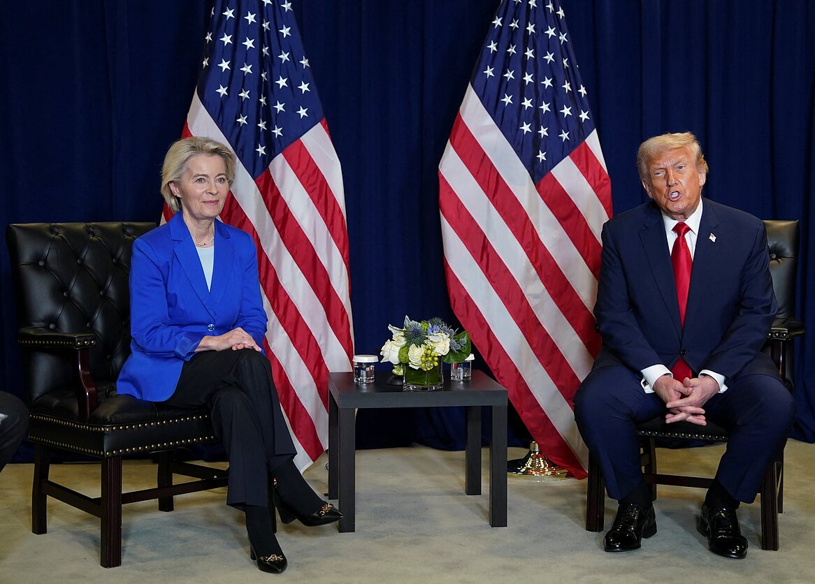 Ursula von der Leyen ir Donaldas Trumpas Ursula von der Leyen ir Donaldas Trumpas