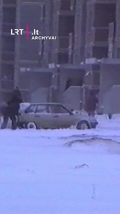 1994 metais pavasaris pasitiktas neeiline pūga Mažeikiuose