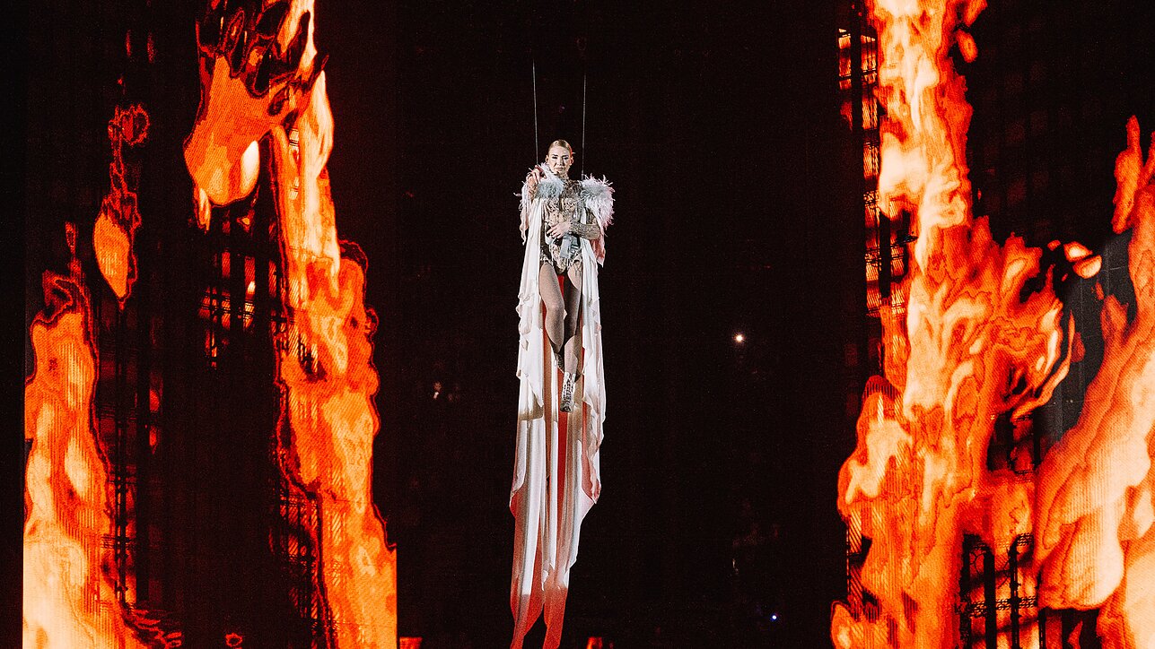 Natalijos Bunkės koncerto akimirka