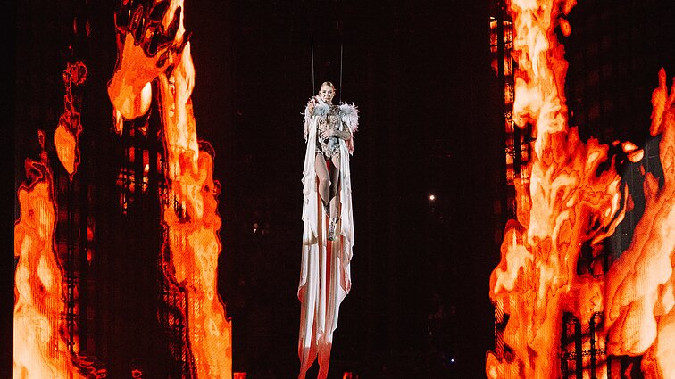 Natalijos Bunkės koncerto akimirka