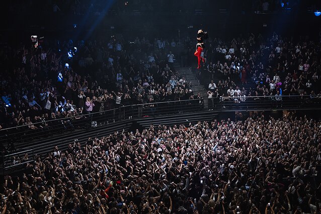 Natalijos Bunkės koncerto akimirka