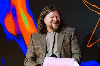 „Saulės kliošas“ albumą vaikams pristatė ir neseniai vykusioje „Muzikos salėje“