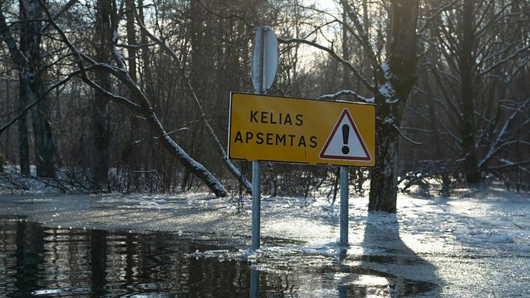 Būsimo potvynio prognozes apžvelgęs NKVC vadovas: kariuomenė pasiruošusi sprogdinti ledus
