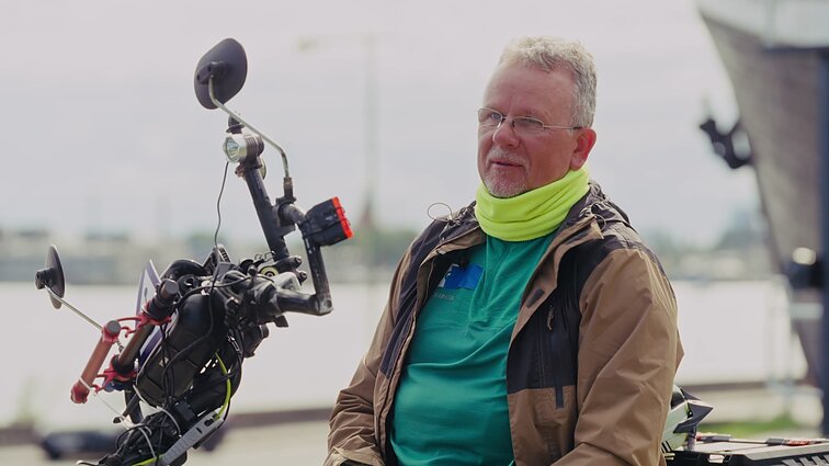 Su negalia keliaujantis Gintautas nori rodyti pavyzdį kitiems: skausmas – ne riba