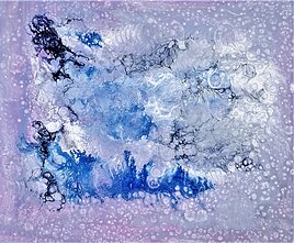 „Laiškas lietui“. Akrilas, drobė. 60x50