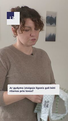 Ligoninėje surišta senjorė