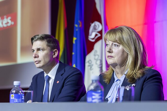 Mindaugas Sinkevičius ir Vilija Blinkevičiūtė