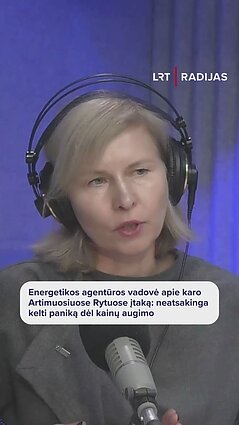 Energetikos agentūros vadovė: neatsakinga kelti paniką dėl kainų augimo