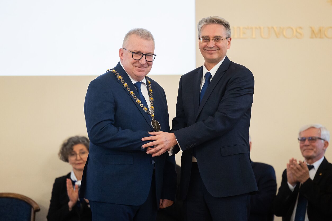 Inauguruotas naujasis Lietuvos mokslų akademijos prezidentas Vytautas Nekrošius Inauguruotas naujasis Lietuvos mokslų akademijos prezidentas Vytautas Nekrošius