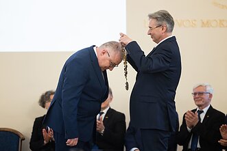Inauguruotas naujasis Lietuvos mokslų akademijos prezidentas Vytautas Nekrošius Inauguruotas naujasis Lietuvos mokslų akademijos prezidentas Vytautas Nekrošius