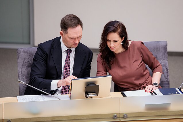 Криступас Вайтекунас и Инга Ругинене