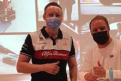 Andrius Šerkšnas su Valtteri Bottu