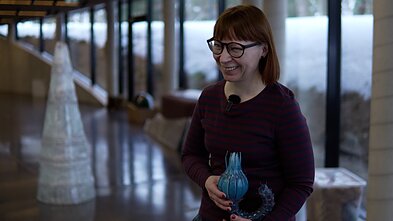 Marta Gibietė. Stiklo paroda Panevėžyje 