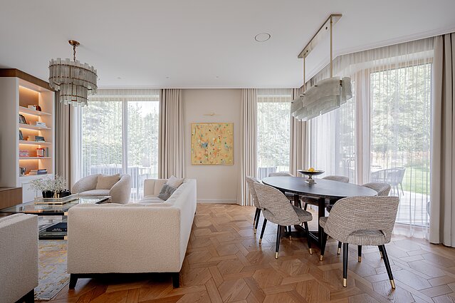 Interjeras Melnragėje