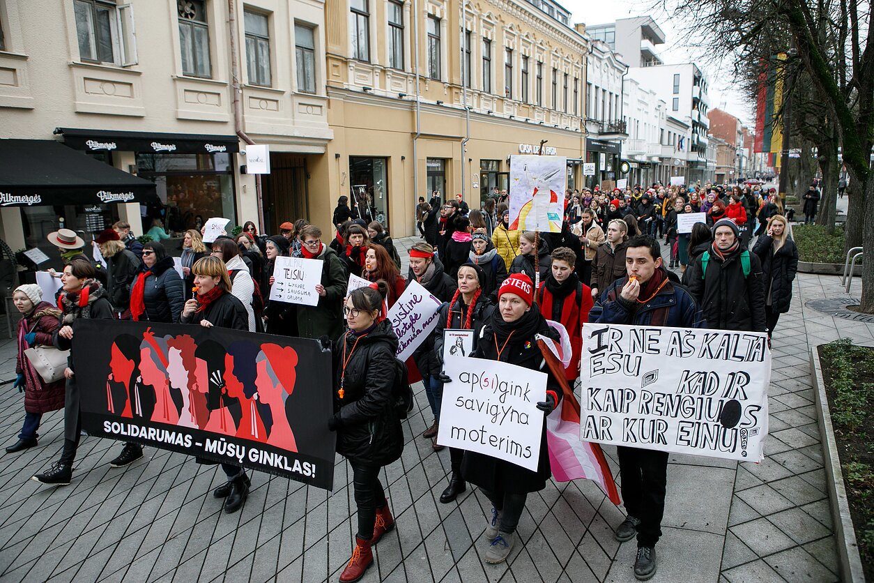 Moterų solidarumo eitynės 2020 metais