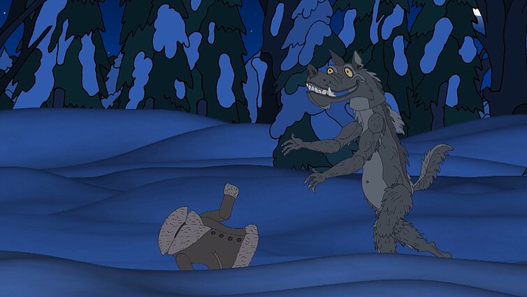 Pasakojimas apie Kazlų Rūdą ir jos herbą bei barono Miunhauzeno susidūrimas su vilkolakiu