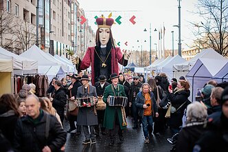 An effigy of St Casimir at St Casimir Fair An effigy of St Casimir at St Casimir Fair