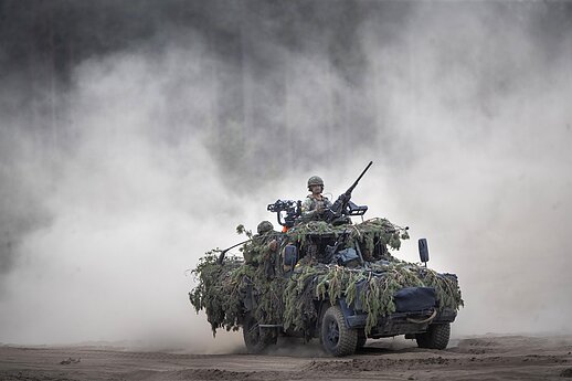 German troops in Lithuania.