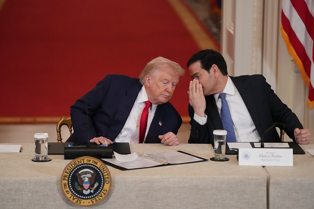 Donaldas Trumpas ir Marco Rubio Donaldas Trumpas ir Marco Rubio