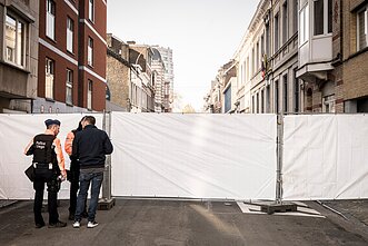 Belgijoje prie sinagogos nugriaudėjo sprogimas Belgijoje prie sinagogos nugriaudėjo sprogimas