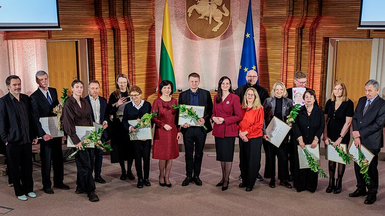 Įteiktos Vyriausybės į kultūros ir meno premijos: apdovanoti 14 kūrėjų
