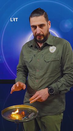 Kaip įžiebti ugnį be degtukų?