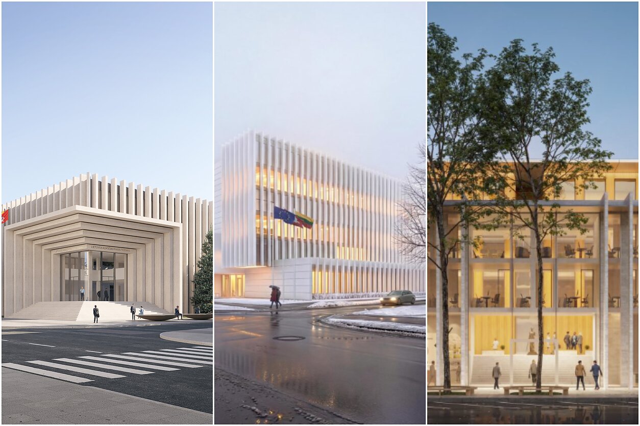 Pristatytos idėjos, kaip galėtų atrodyti modernizuojamas LAT pastatas Pristatytos idėjos, kaip galėtų atrodyti modernizuojamas LAT pastatas