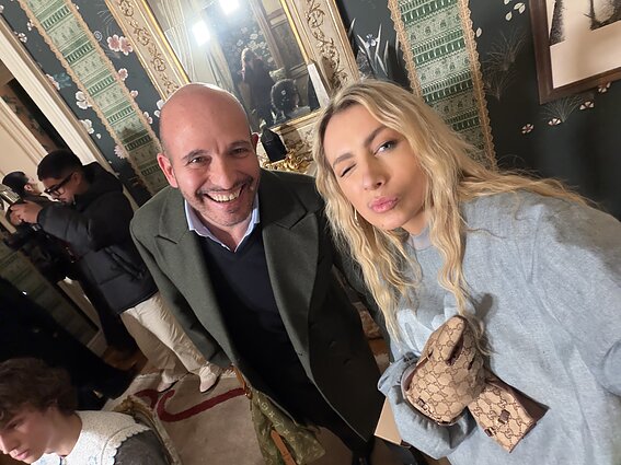 Karinos Paninos viešnagės Milano mados savaitėje akimirkos