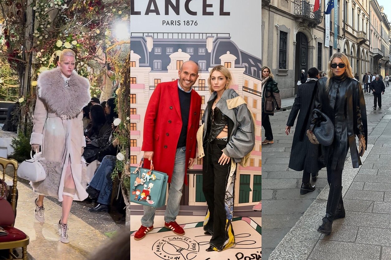 Karinos Paninos viešnagės Milano mados savaitėje akimirkos