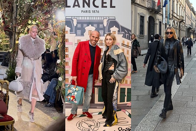 Karinos Paninos viešnagės Milano mados savaitėje akimirkos