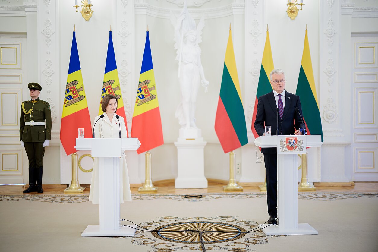 Maia Sandu i Gitanas Nausėda Maia Sandu i Gitanas Nausėda