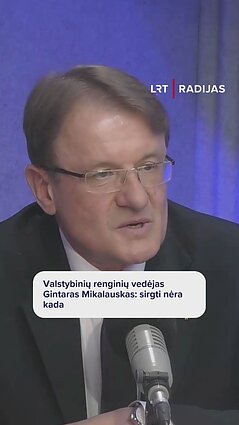Valstybinių renginių vedėjas Gintaras Mikalauskas: sirgti nėra kada