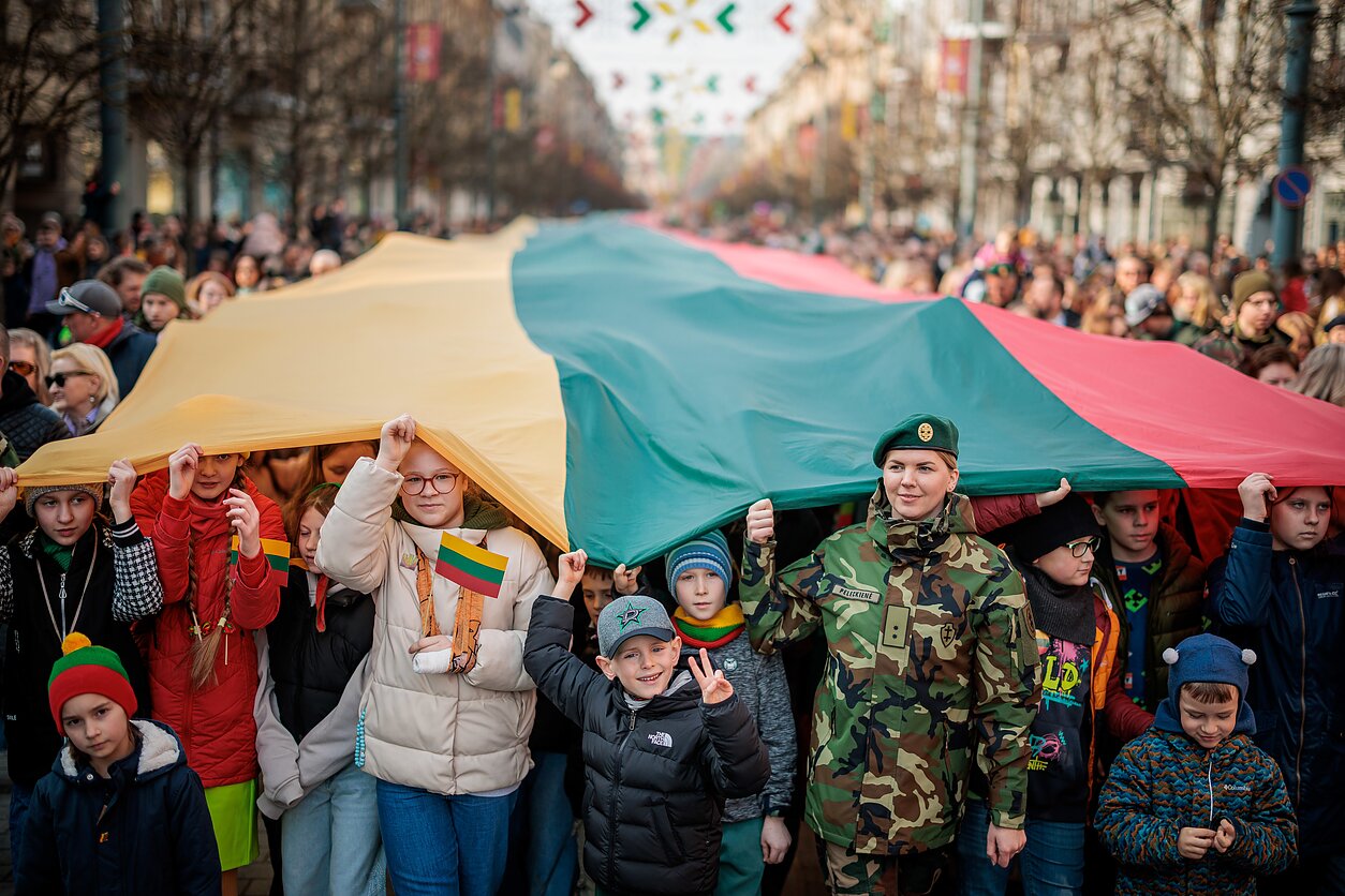 Kovo 11-ąją tūkstančiai eitynėse paminėjo laisvę Kovo 11-ąją tūkstančiai eitynėse paminėjo laisvę