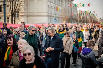 Kovo 11-ąją tūkstančiai eitynėse paminėjo laisvę Kovo 11-ąją tūkstančiai eitynėse paminėjo laisvę