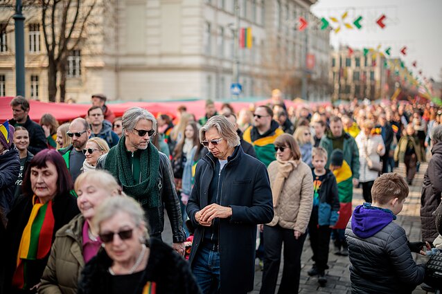 Kovo 11-ąją tūkstančiai eitynėse paminėjo laisvę Kovo 11-ąją tūkstančiai eitynėse paminėjo laisvę