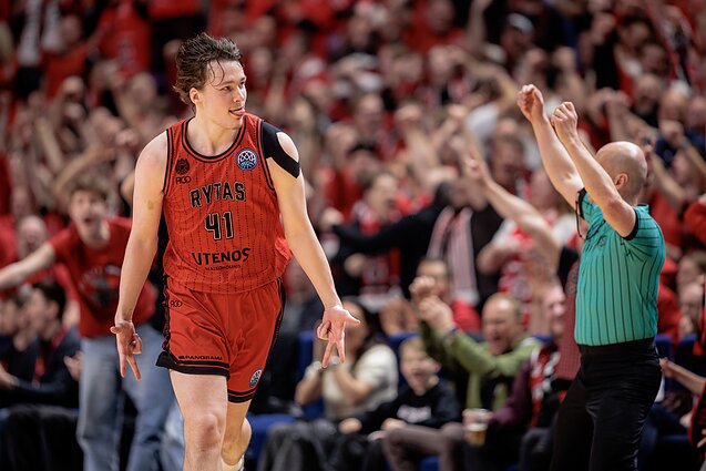 Simonas Lukošius. FIBA čempionų lyga: Vilniaus „Rytas“ – Le Mano „Sarthe Basket“ Simonas Lukošius. FIBA čempionų lyga: Vilniaus „Rytas“ – Le Mano „Sarthe Basket“